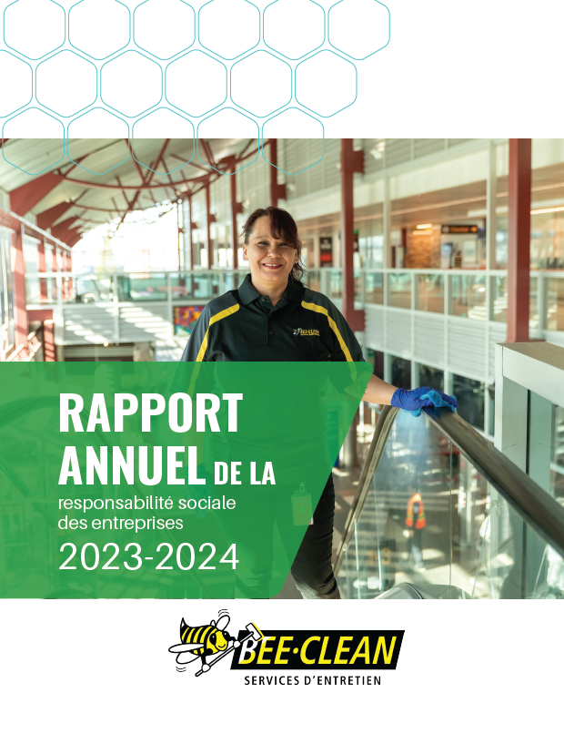 image of the cover of the Bee-Clean 2023-2024 Annual Corporate Social Responsibility report