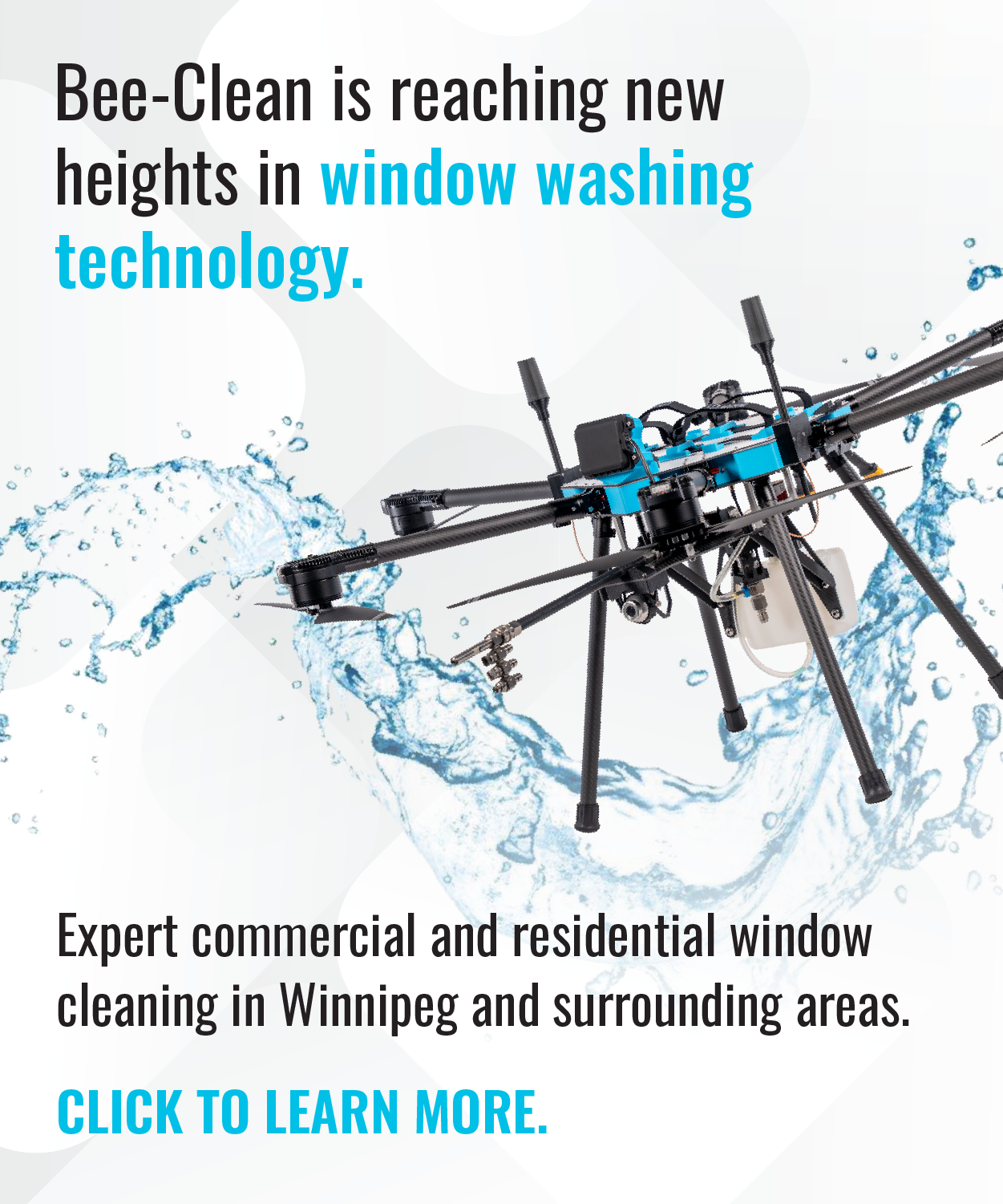 Window washing sidebar for Bee-Clean web